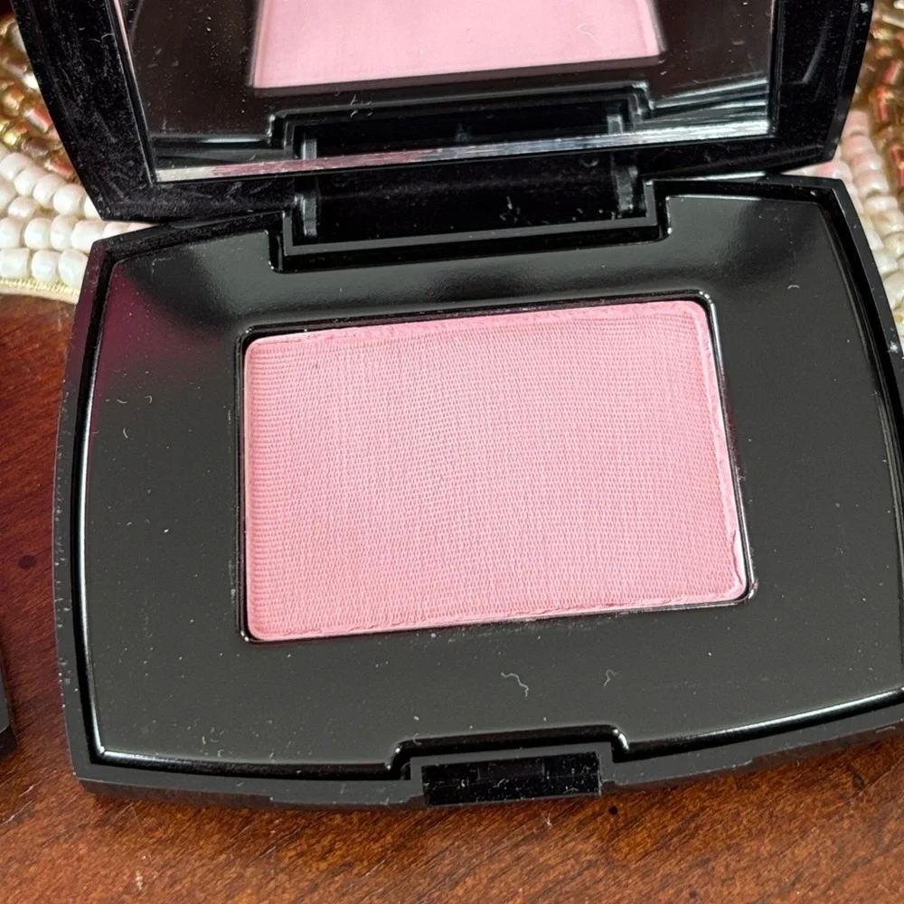 Brand New Lancome Bundle Brightening Eye Shadow Liner Palette Powder Blush Pouch